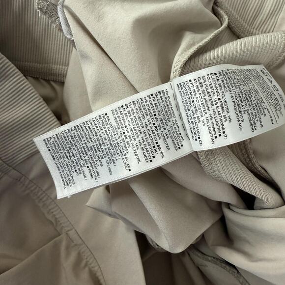 Athleta Pants Womens 22 Beige Pull-On Ankle Tapered Stretch Back Welt Pockets - Picture 9 of 15